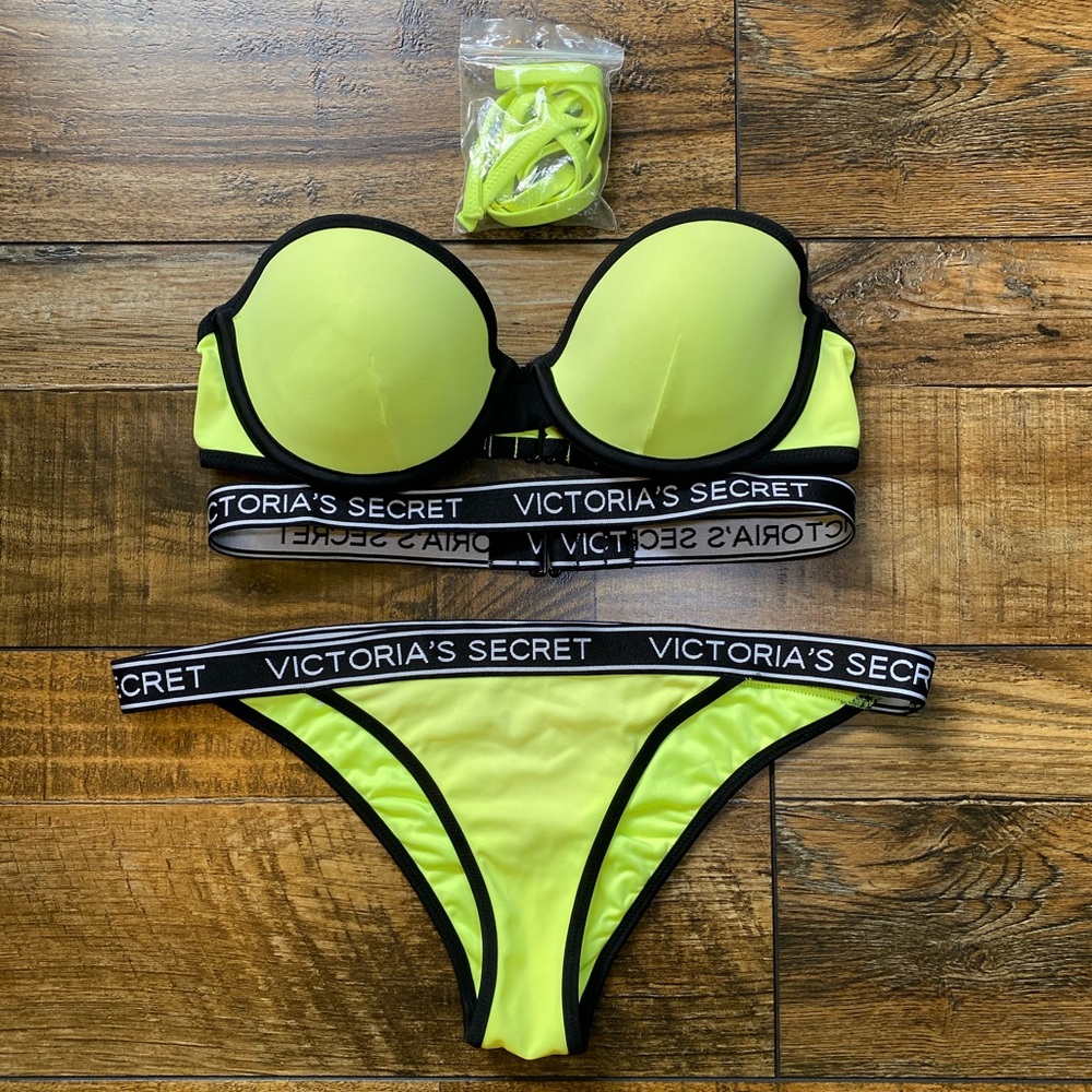 Victoria’s Secret Logo Colorblock Bikini